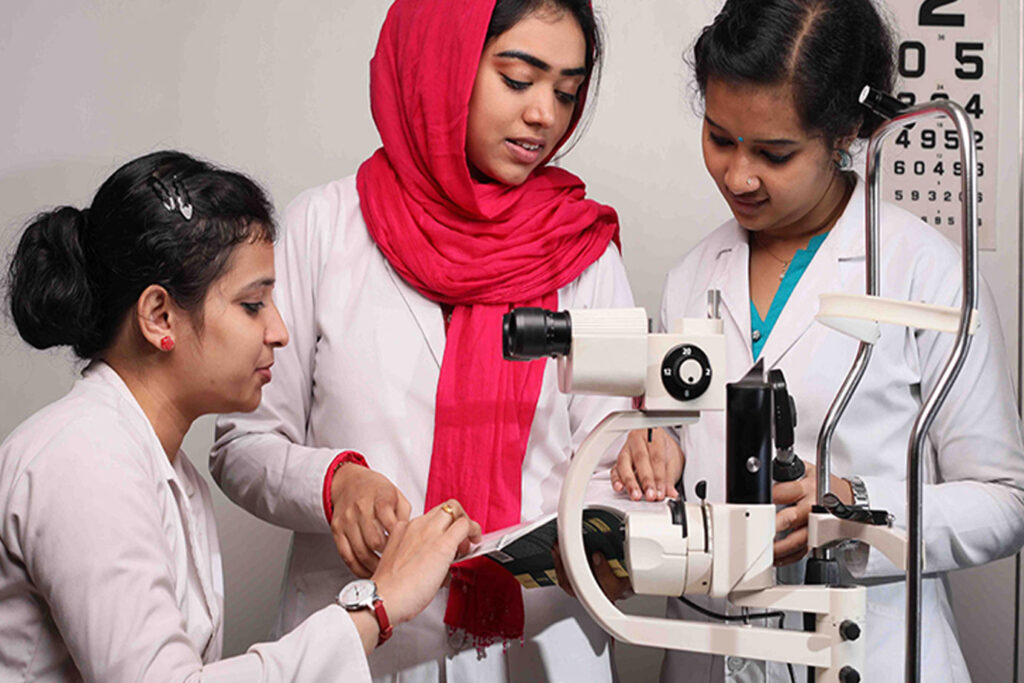 phd in optometry colleges in india